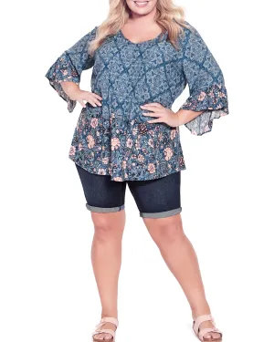 Abby Pintuck Top | Blues Bird