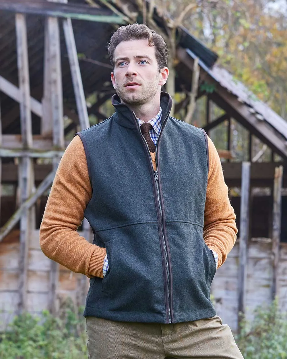 Alan Paine Berwick Fleece Waistcoat