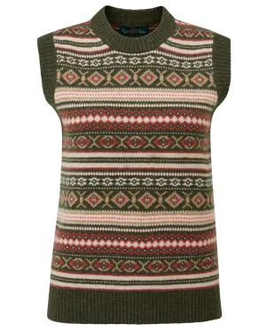 Alan Paine Ladies Amelia Fair Isle Crew Neck Jumper