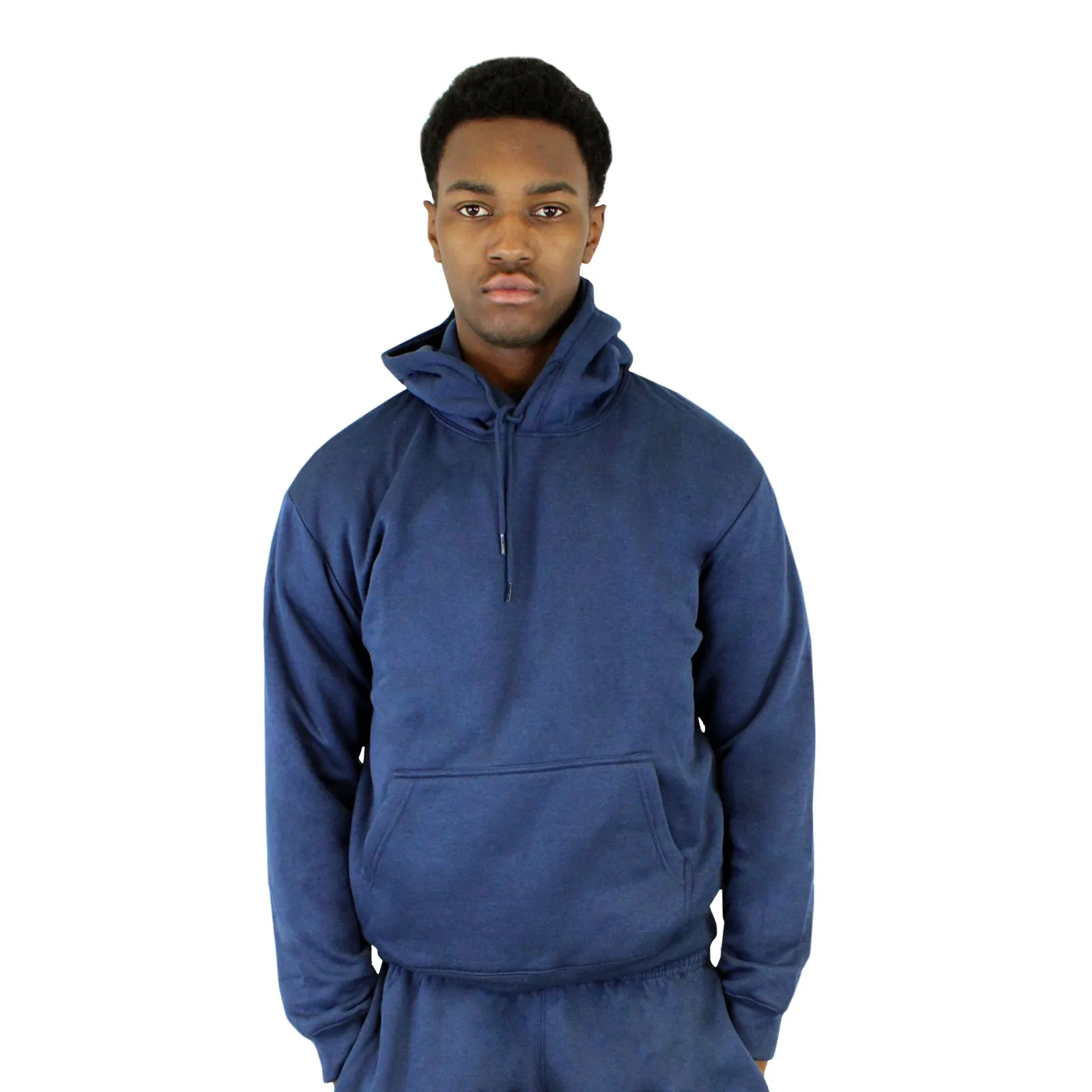 AMOS Mens Jersey Slim Fit Pullover Plain Casual Hoodie Hoody Sweatshirt XS - XXL