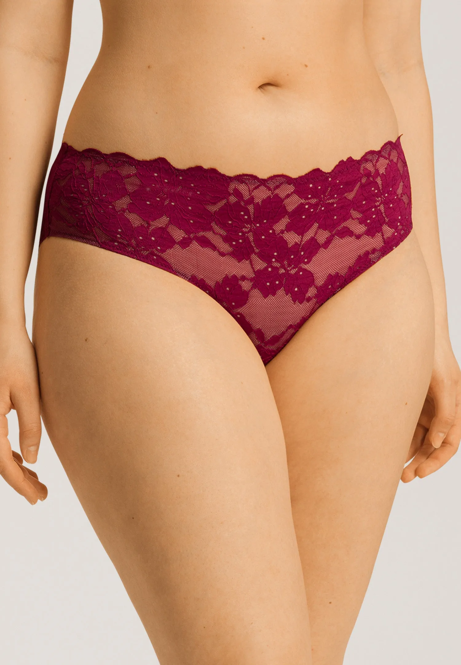 Anais Lace Hi-Cut Brief | Deep Poppy 70906-2405