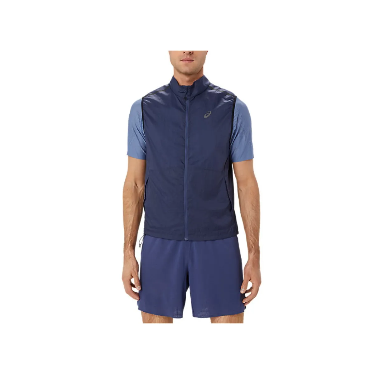 Asics Metarun Packable Gilet Blue Vest