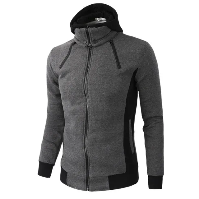 Autumn Winter Warm Casual Zipper Long Sleeve Hooded Coat