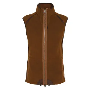 Barbour Langdale Fleece Gilet Rust Brown