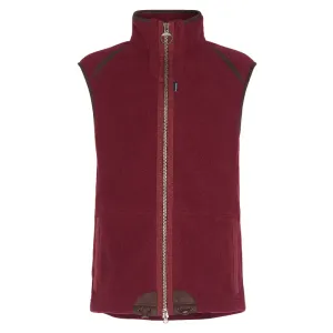 Barbour Langdale Mens Fleece Gilet - Port