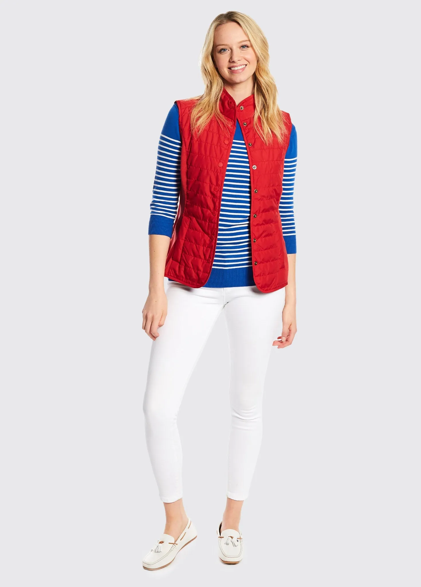 Bayview Gilet - Poppy