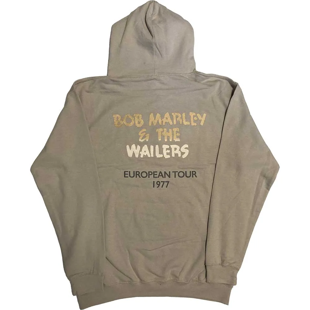 Bob Marley Unisex Pullover Hoodie: Exodus Mic Photo Wailers Tour 77