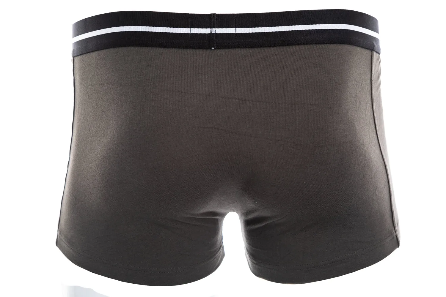 BOSS Trunk 3 Pack Organic Underwear in Black, Khaki & Black