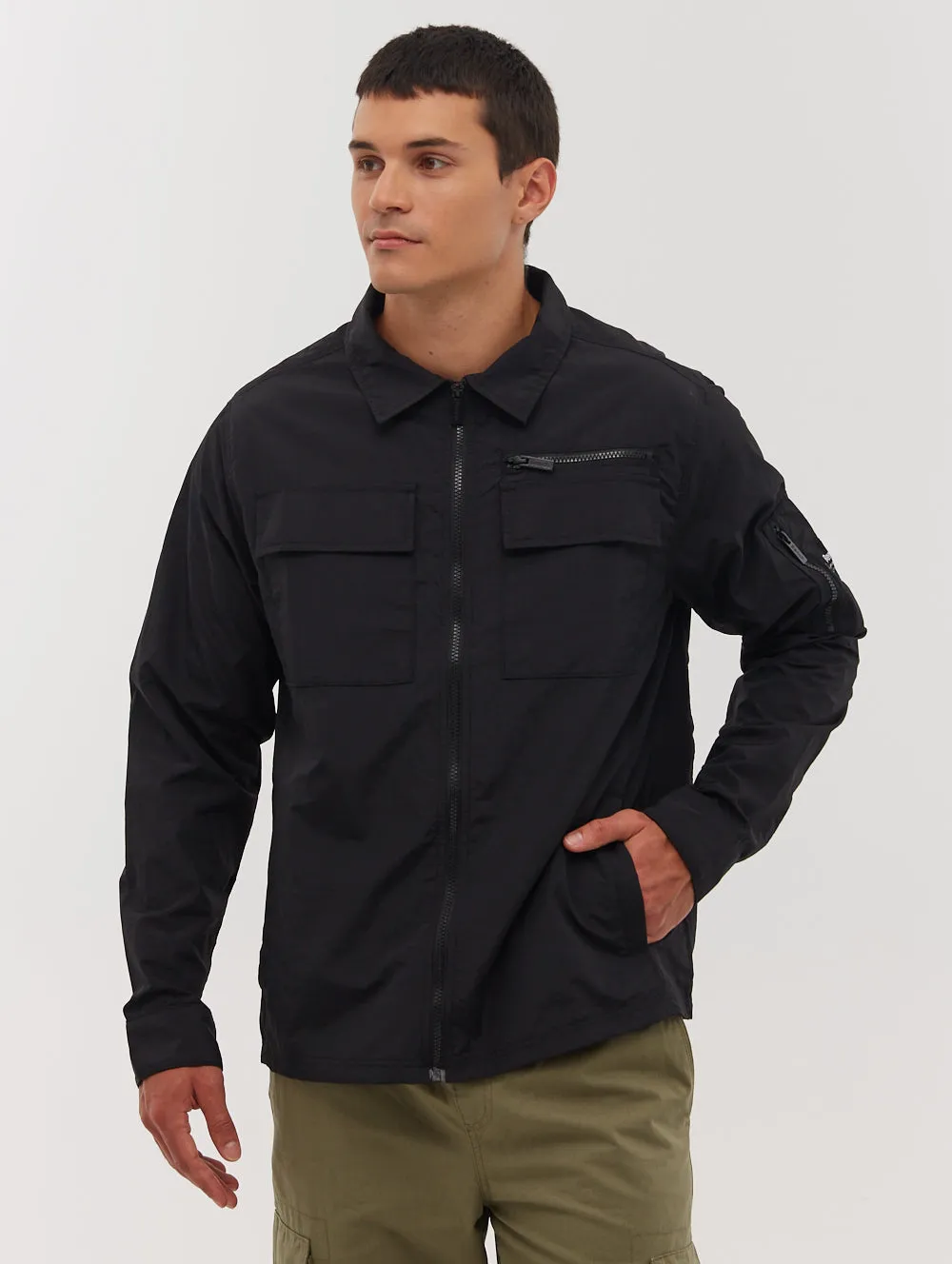 Branson Sleeve Pocket Shacket