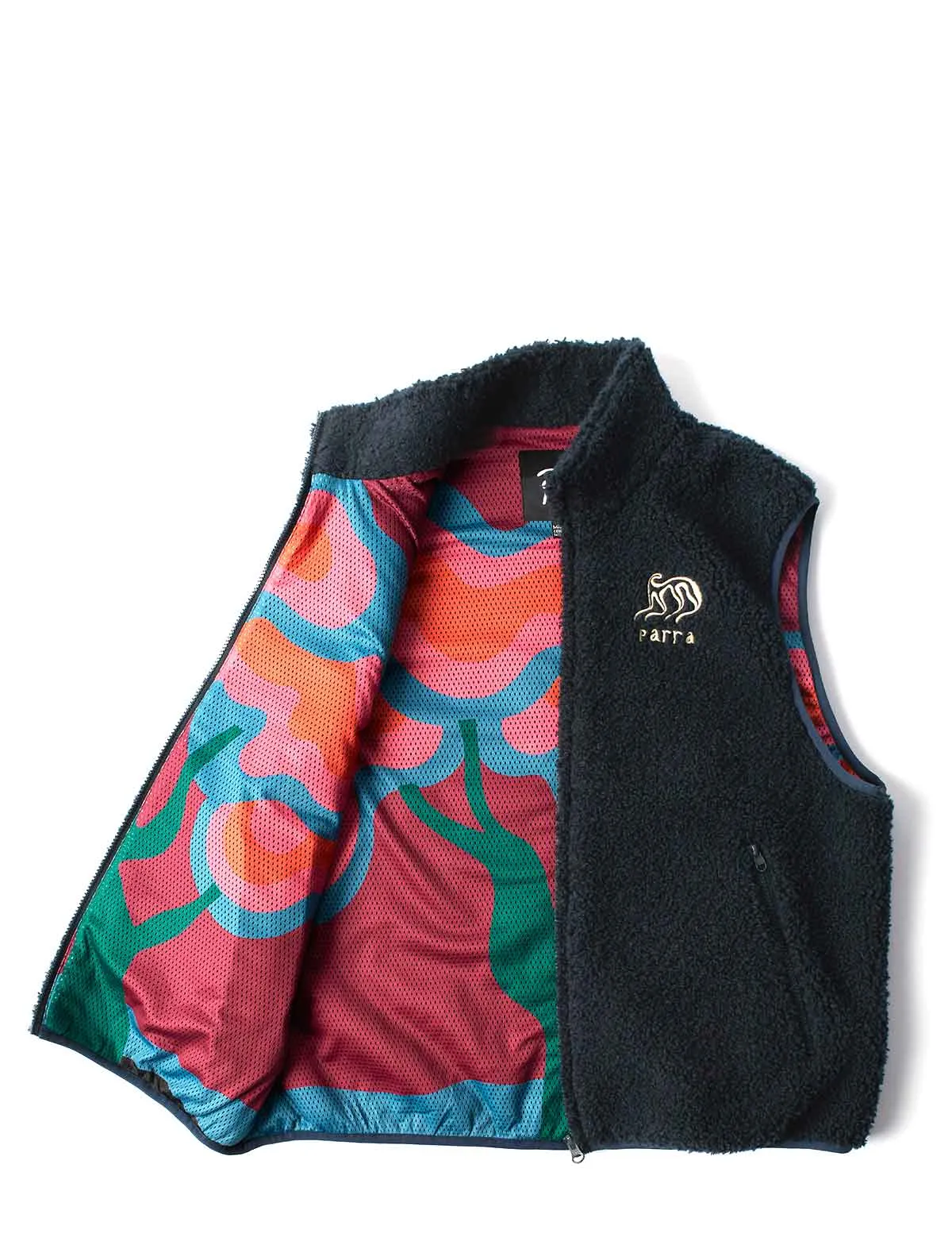 By Parra Chest Alien Vest Midnight Blue