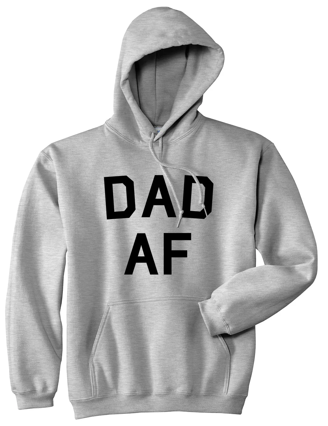 Dad AF New Father Funny Mens Pullover Hoodie