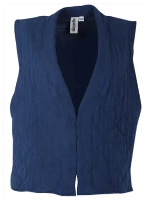 Danefae danevibeke quilt vest deep blue