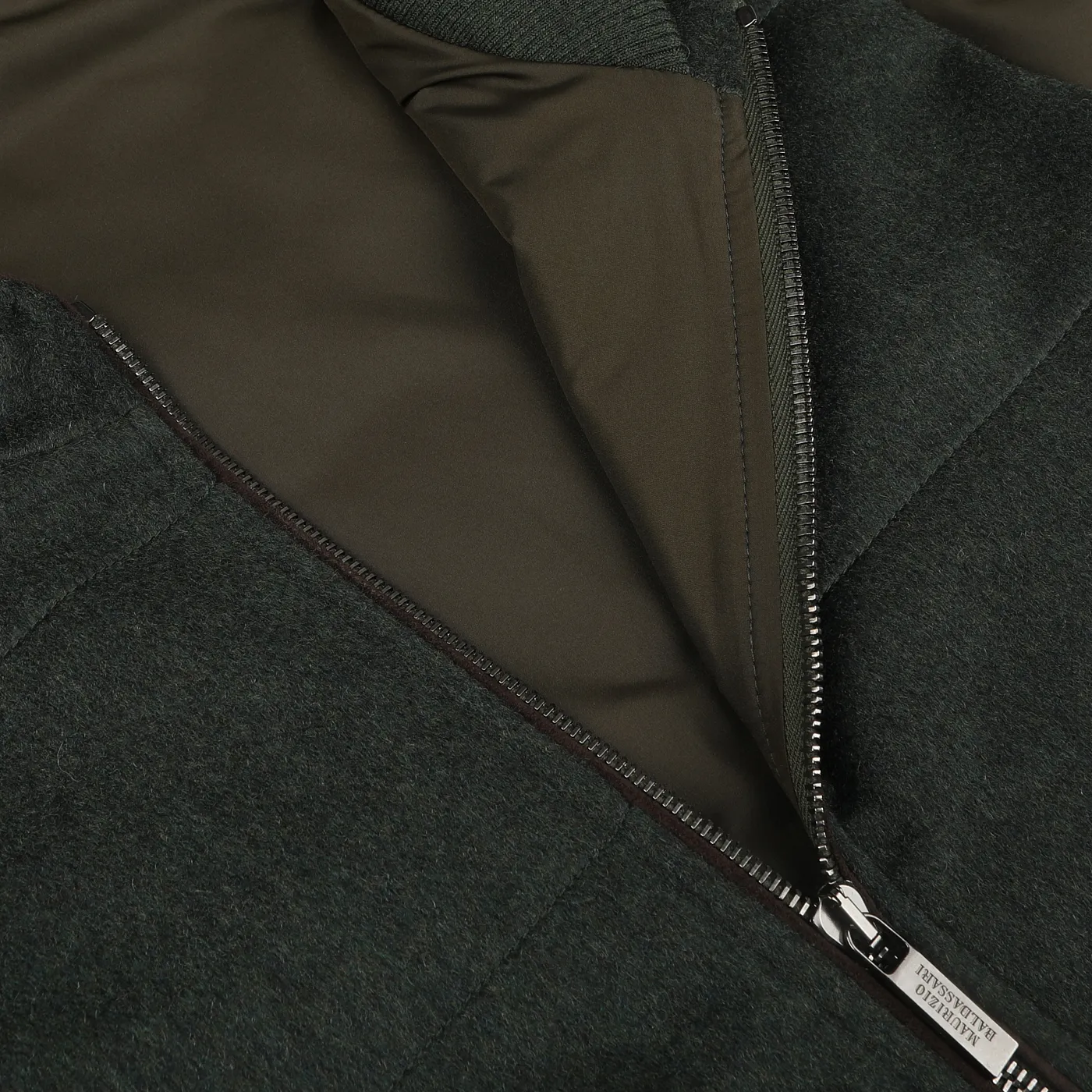 Dark Green Water Repellent Cashmere Gilet