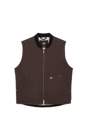 Dickies Duck Canvas Vest Dark Brown