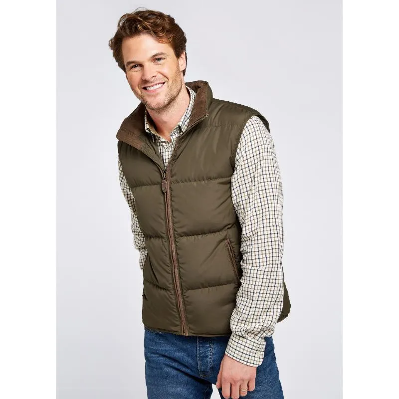 Dubarry Graystown Mens Down Gilet - Olive