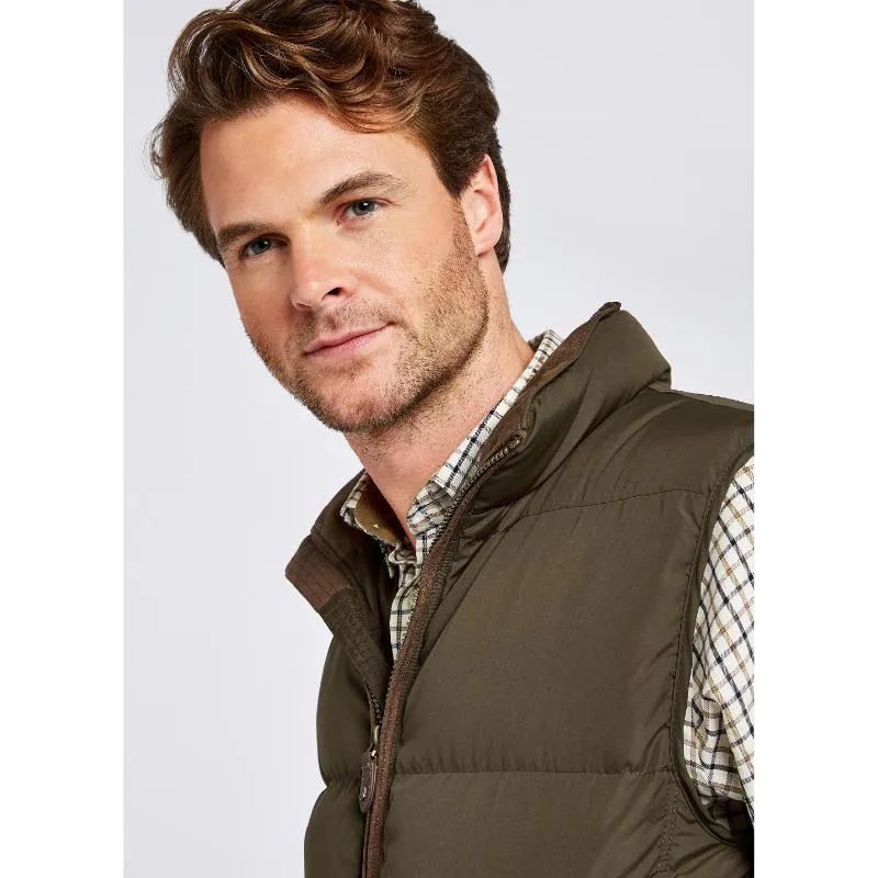 Dubarry Graystown Mens Down Gilet - Olive