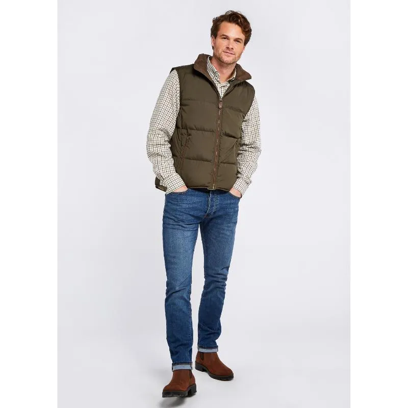 Dubarry Graystown Mens Down Gilet - Olive