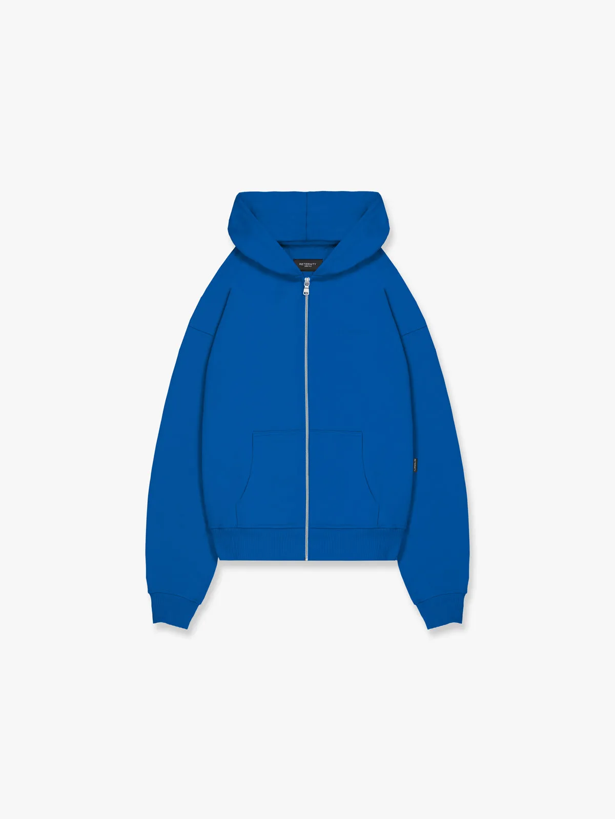 ESSENTIAL ZIP HOODIE - BLUE