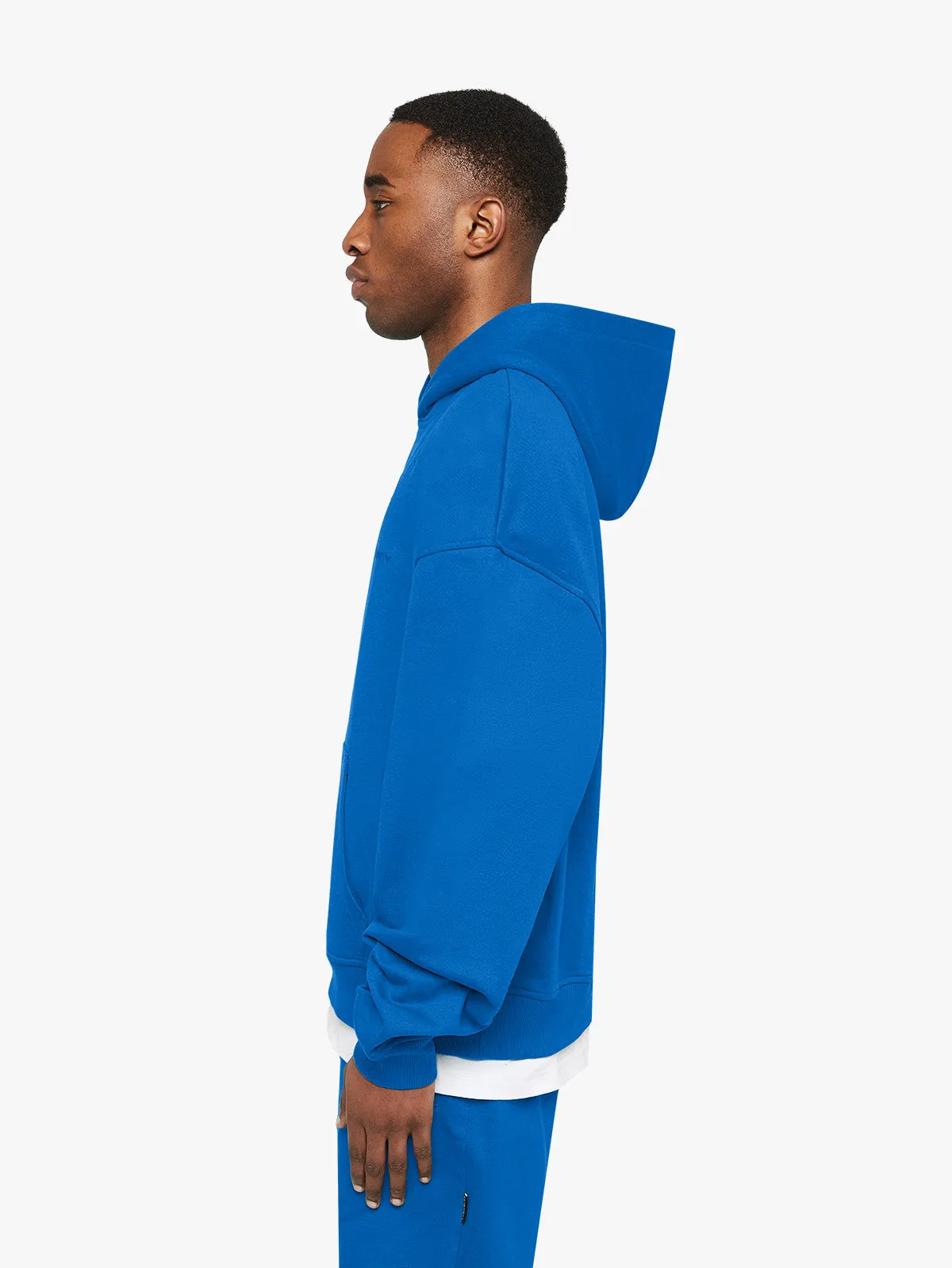 ESSENTIAL ZIP HOODIE - BLUE