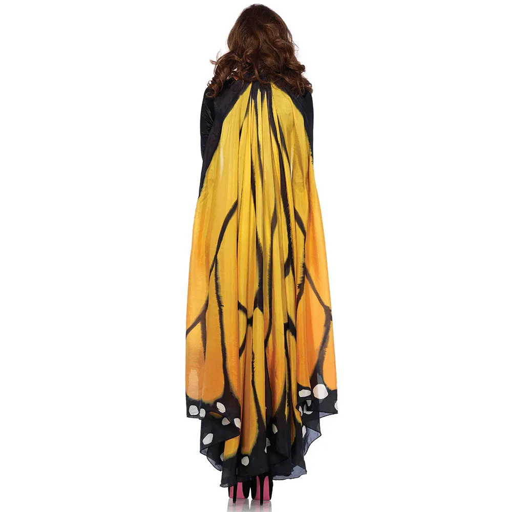 Festival Monarch Butterfly Wing Halter Cape