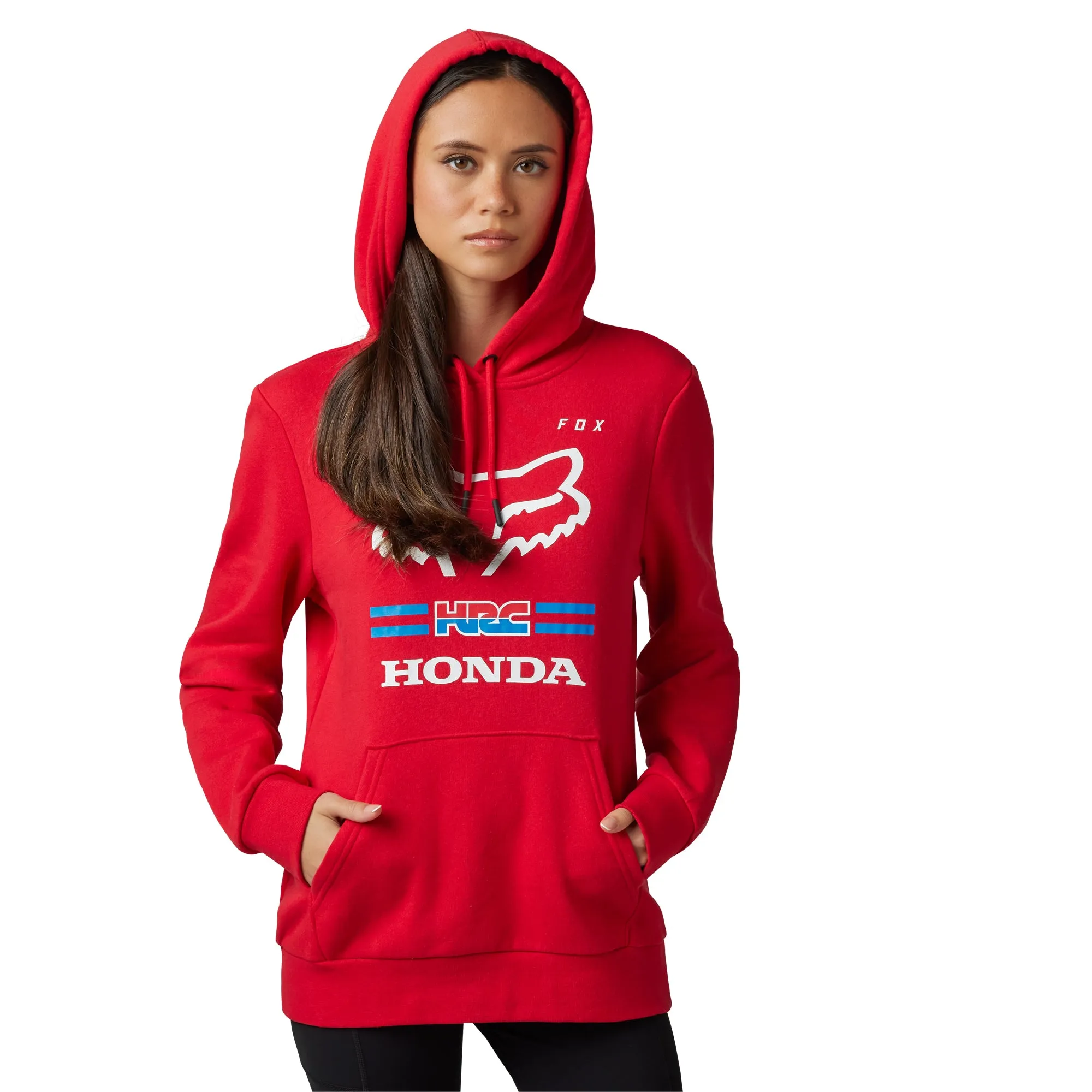 Fox Racing Honda Pullover Hoodie Flame Red