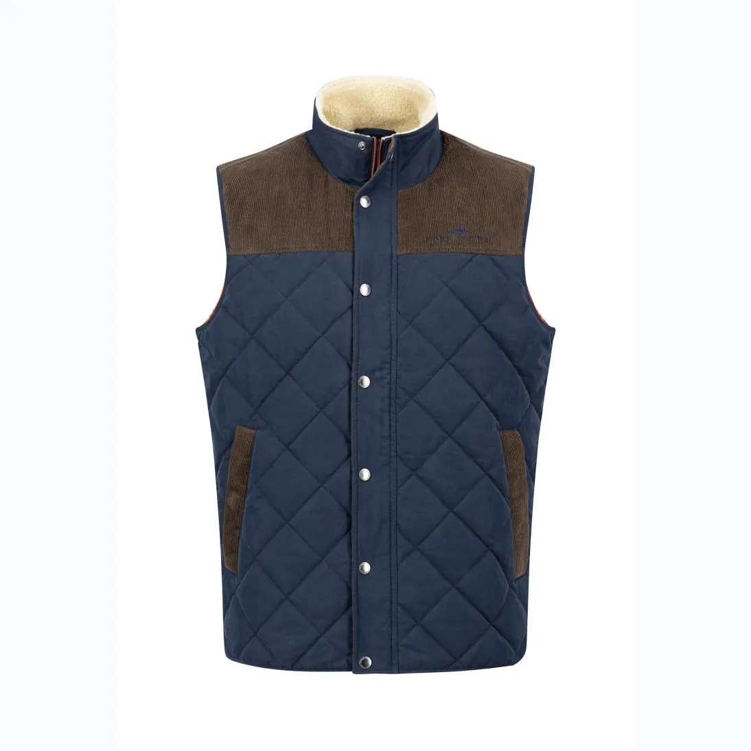 Fynch-Hatton Two Tone Gilet Sherpa Collar 14092643