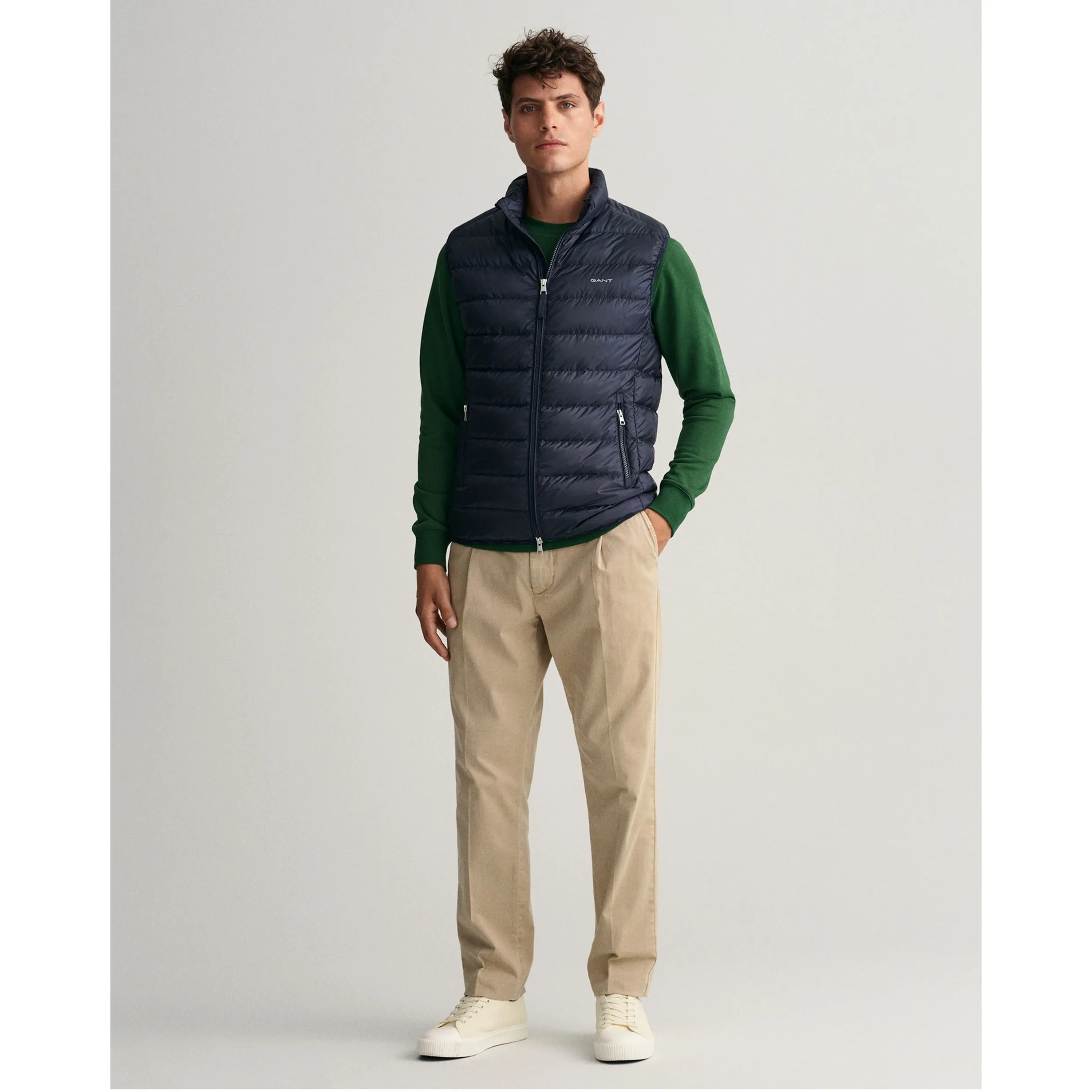 GANT Light Down Gilet Evening Blue 7006299