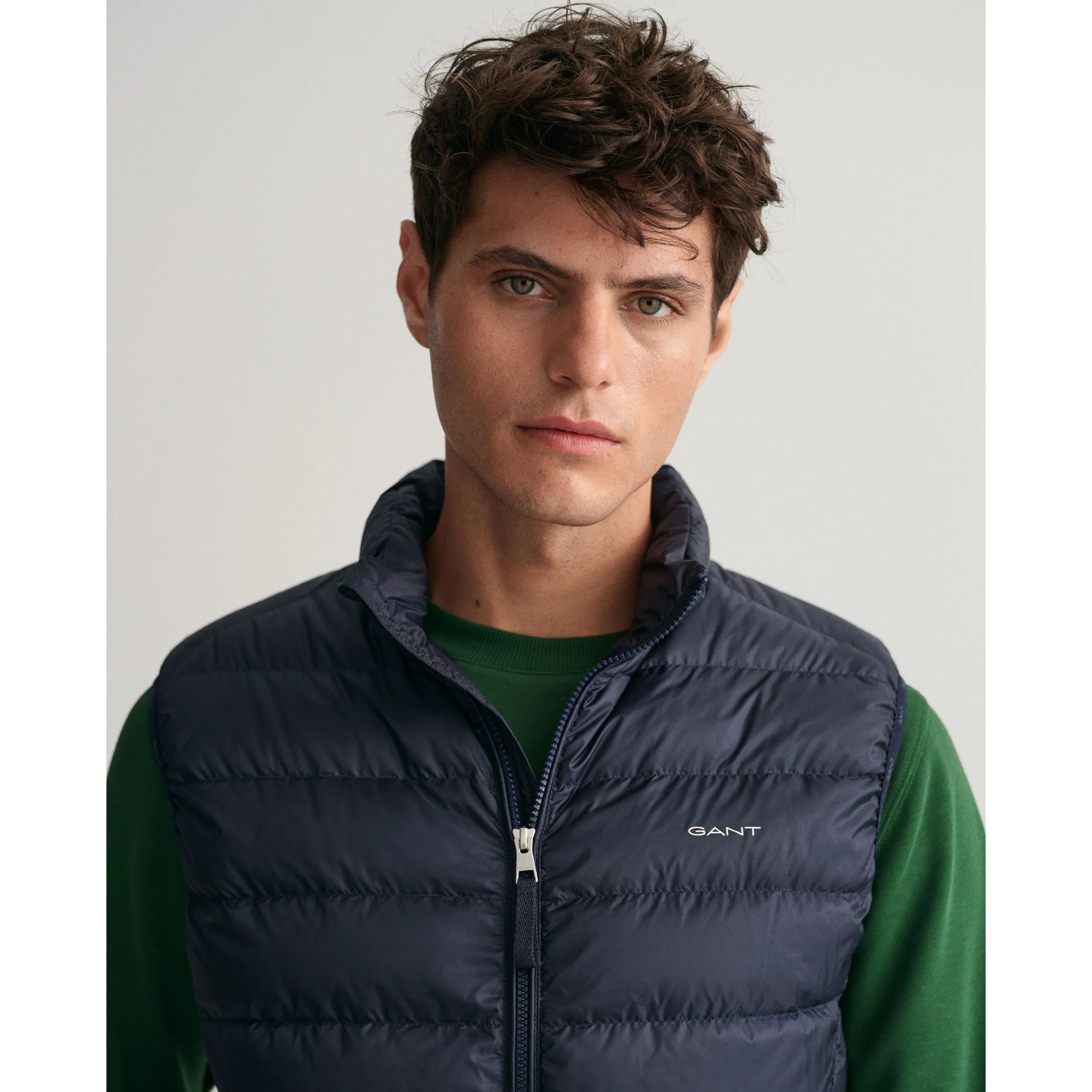 GANT Light Down Gilet Evening Blue 7006299