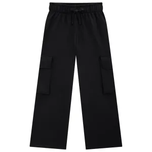 Girls Wide Leg Cargo Pants