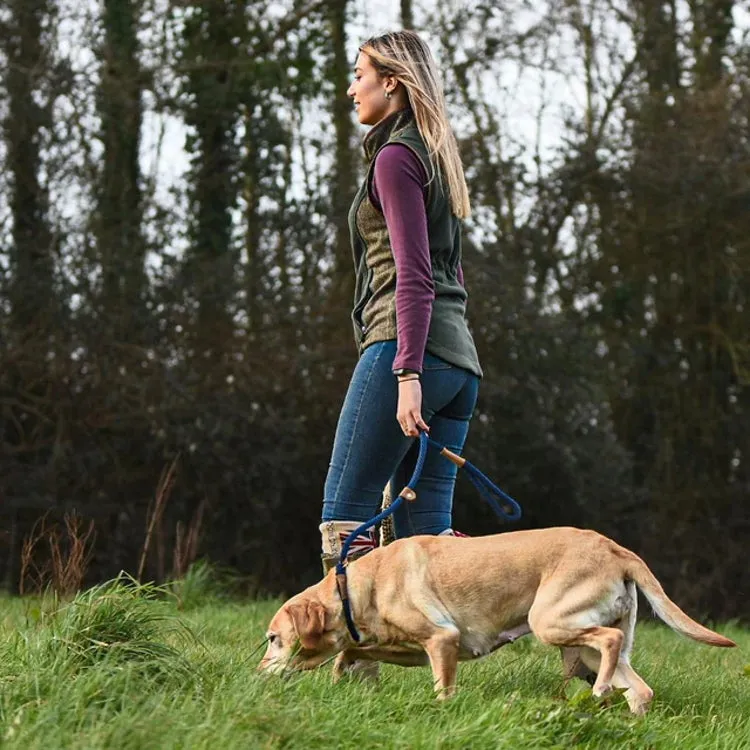 Gunner and Hound Ladies Tweed Incorporated Gilet - Forest Green