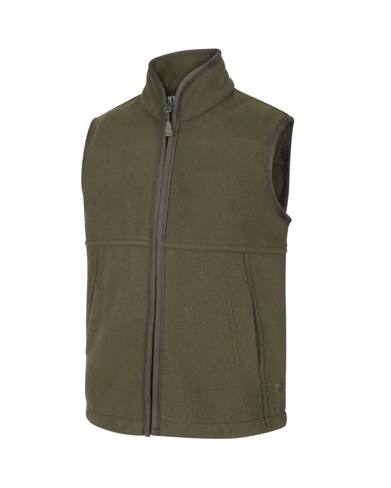 Hoggs of Fife Woodhall Junior Fleece Gilet Green