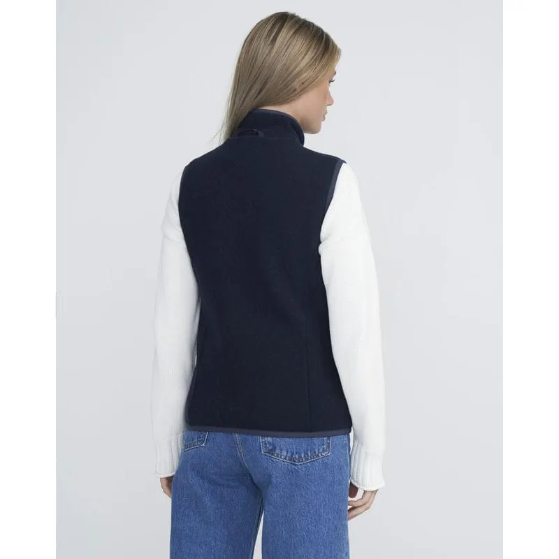 Holebrook Rakel Windproof Ladies Gilet - Navy/Raspberry