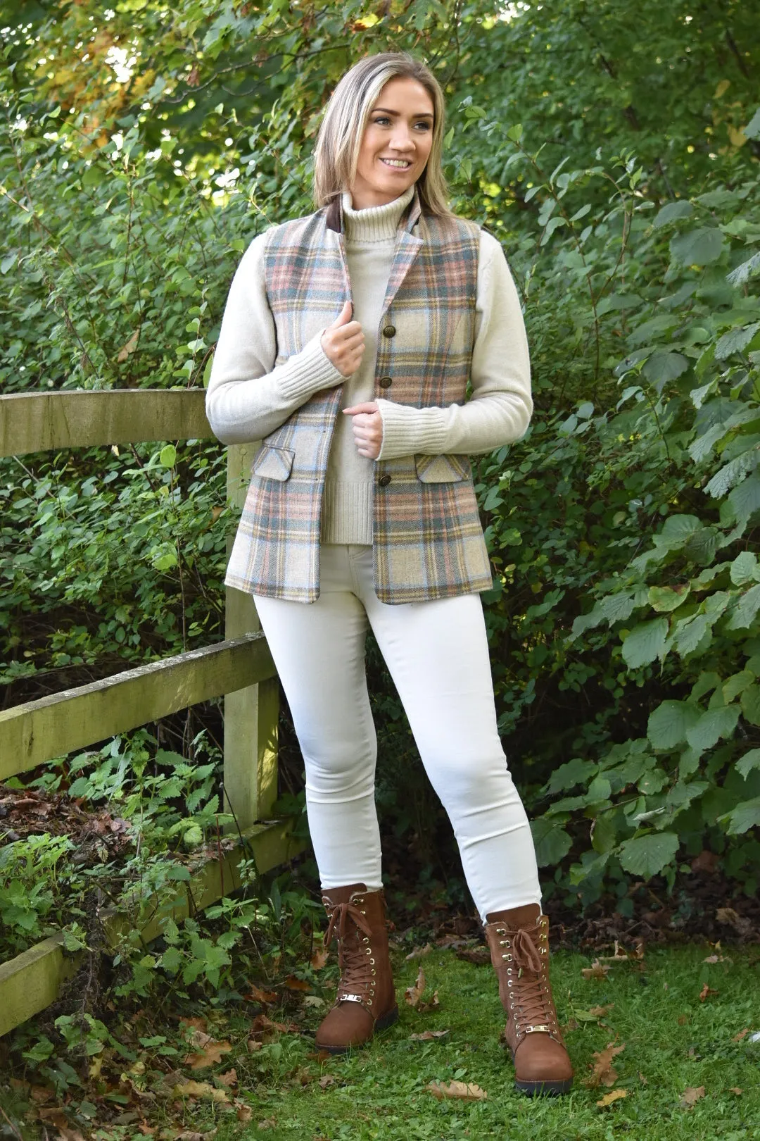 Isabelle Gilet Vintage Tweed