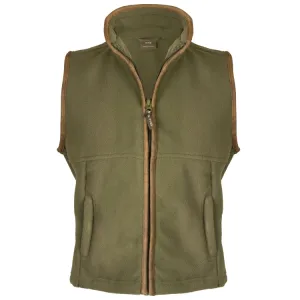 Jack Pyke Junior Countryman Fleece Gilet - Light Olive