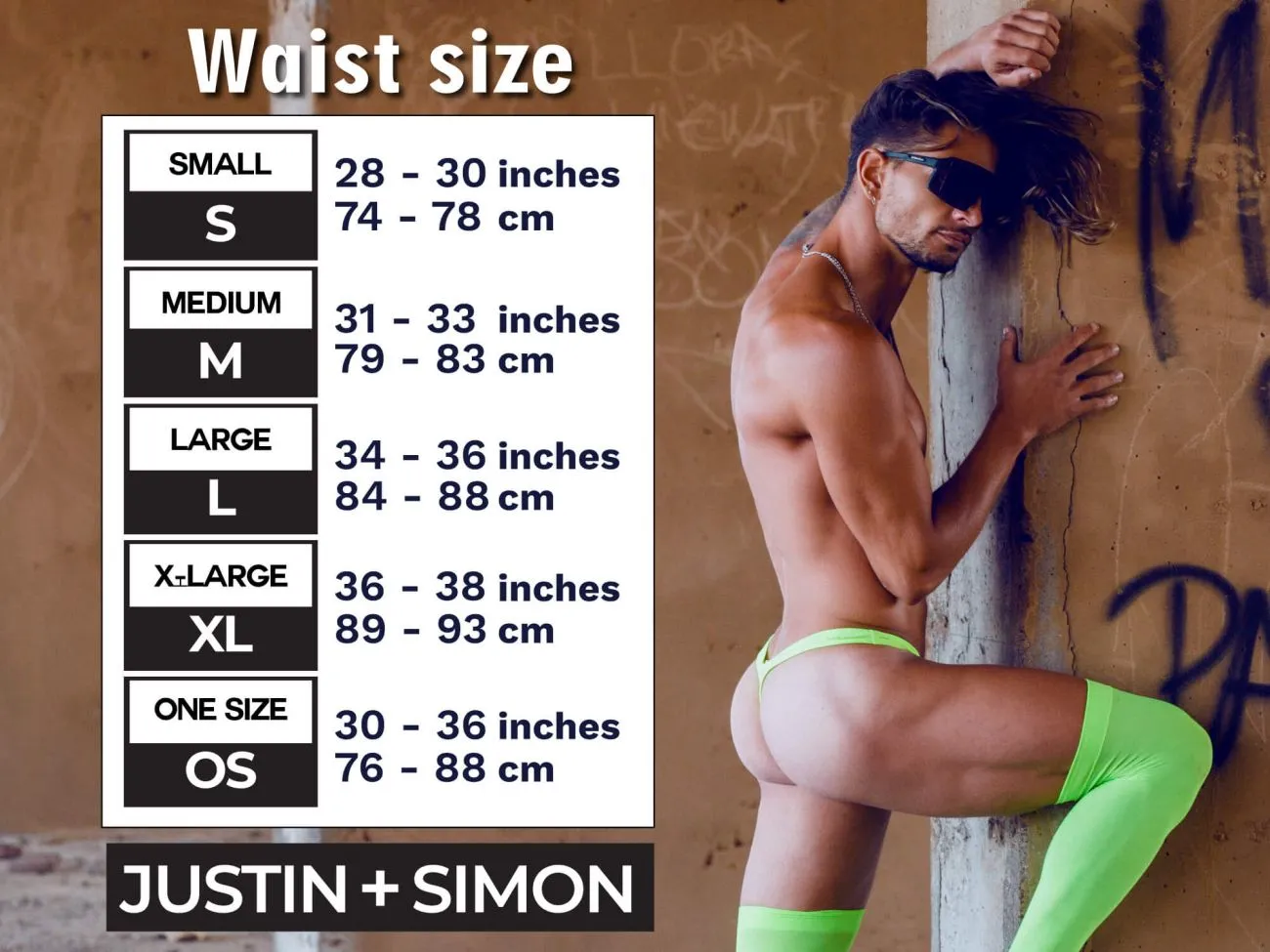 JUSTIN SIMON XSJ01 Classic Bikini Color Neon Green