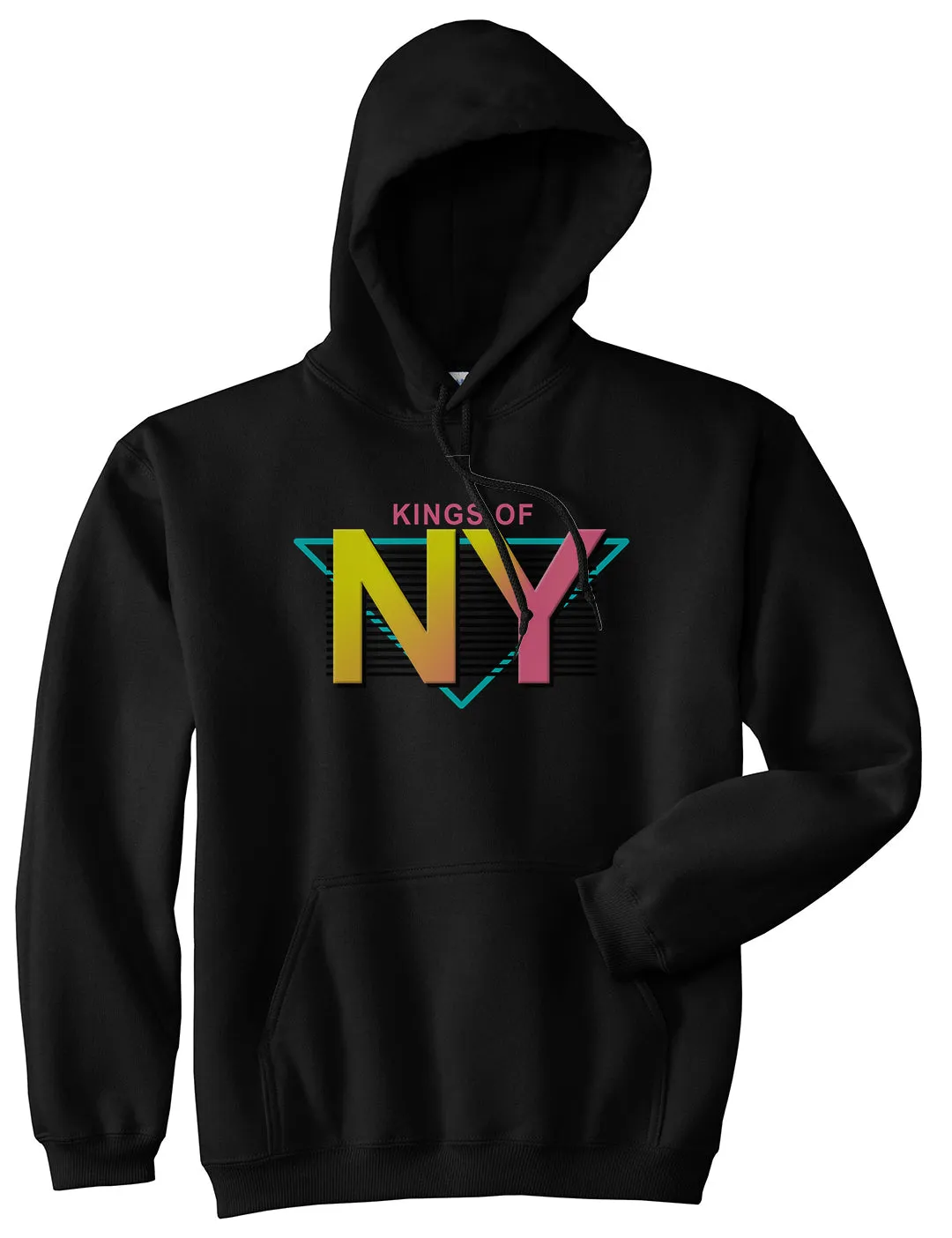 Kings Of NY 80s Retro Mens Pullover Hoodie