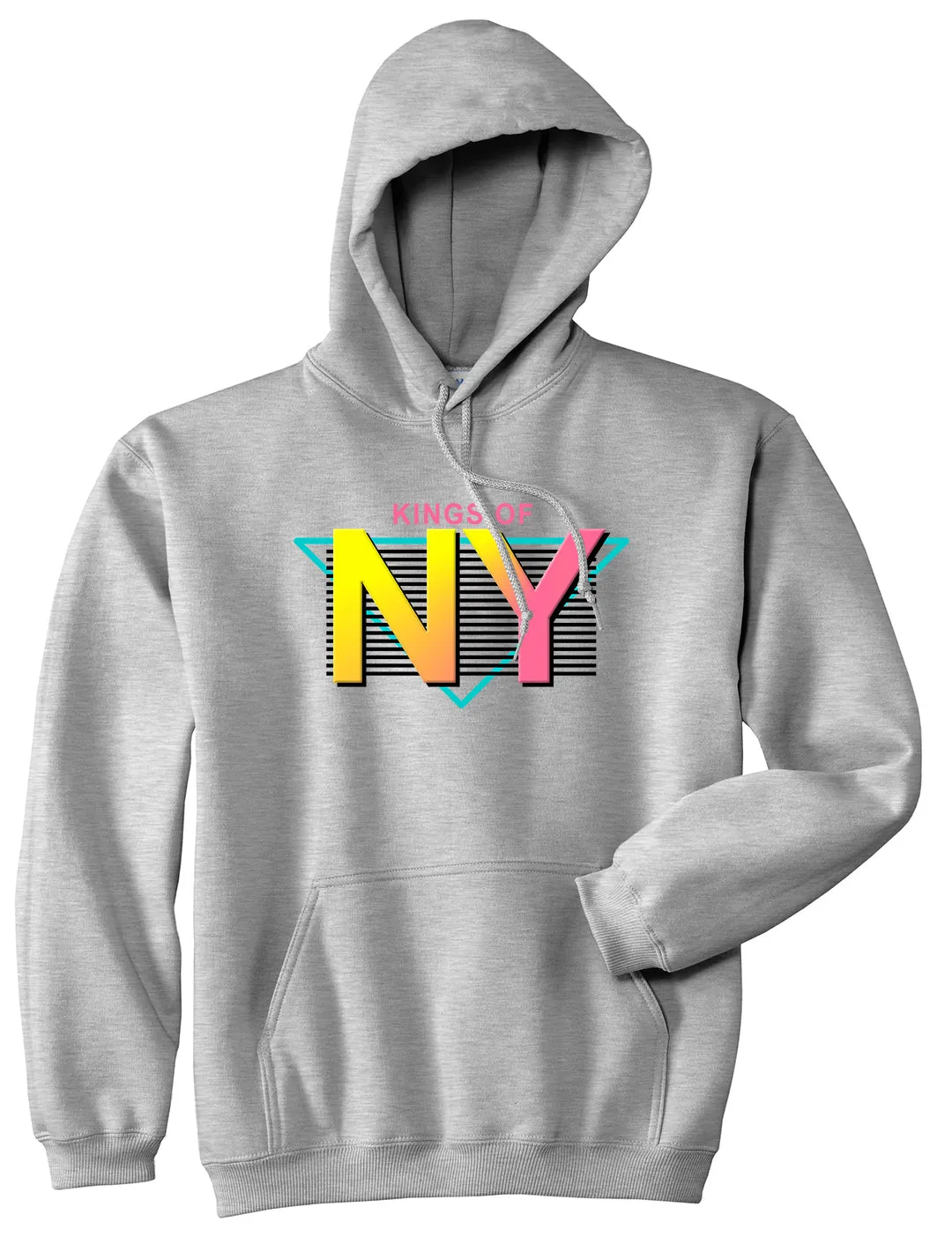 Kings Of NY 80s Retro Mens Pullover Hoodie