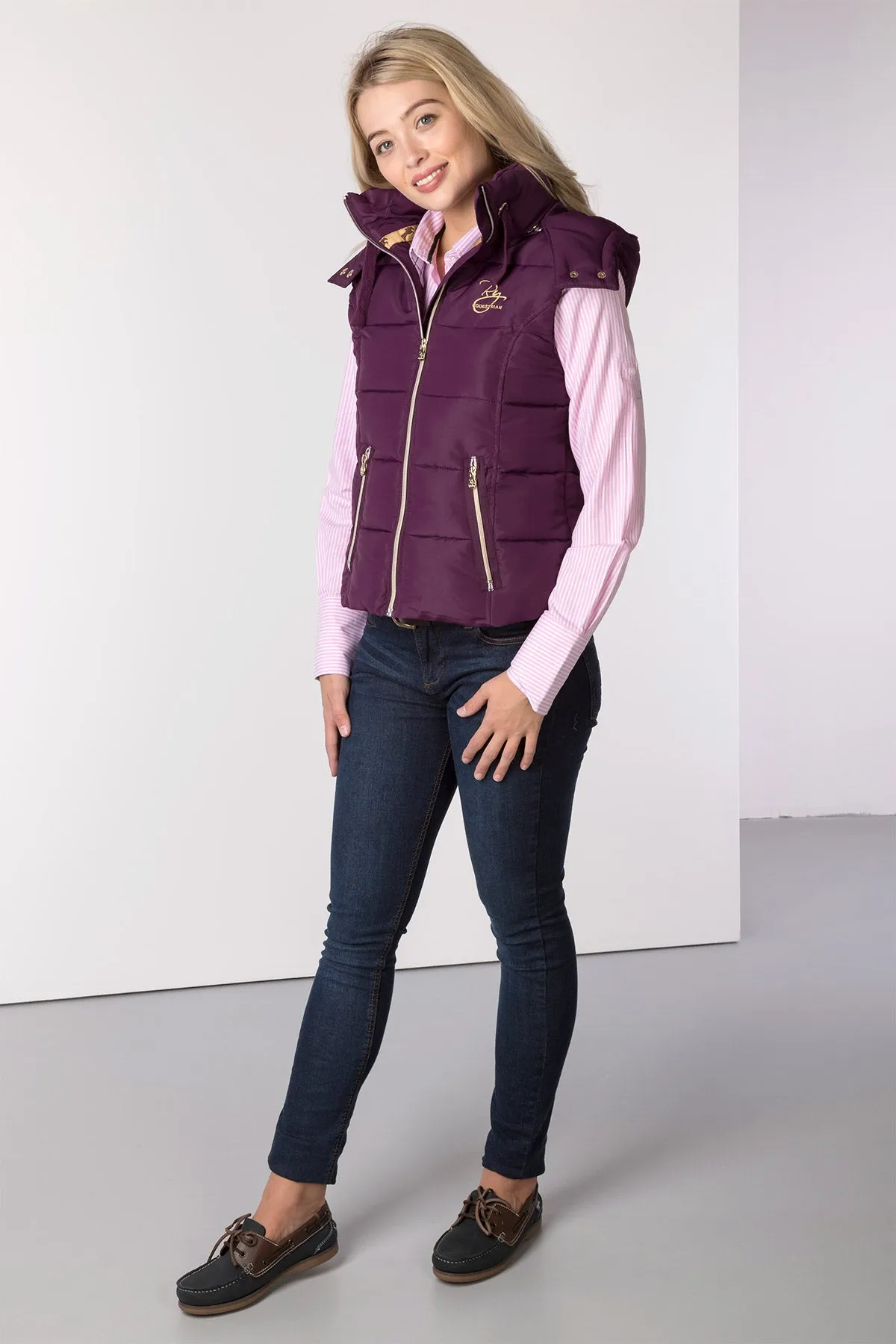 Ladies Hooded Gilet - Wansford II