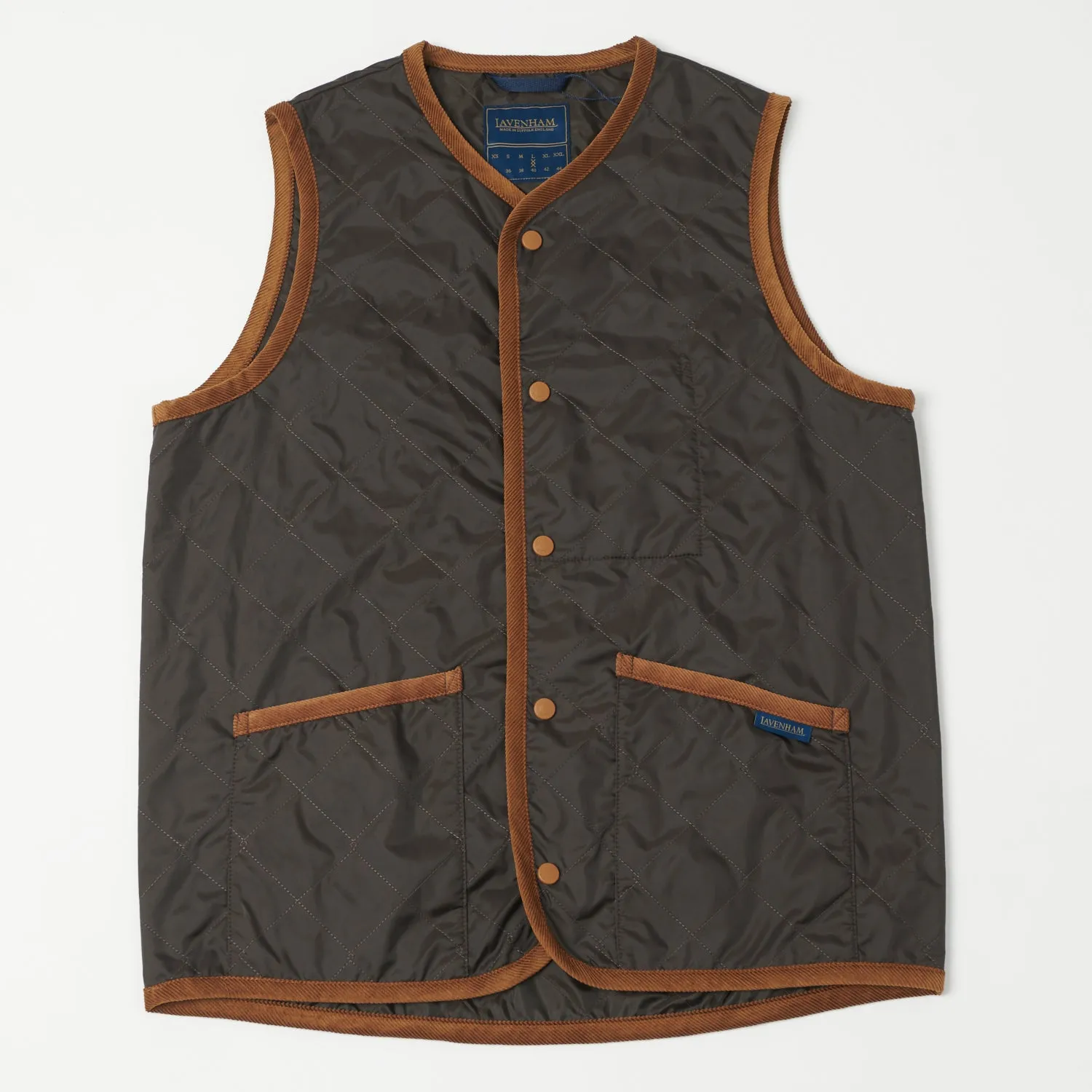 Lavenham Thornham Gilet - Dark Chocolate