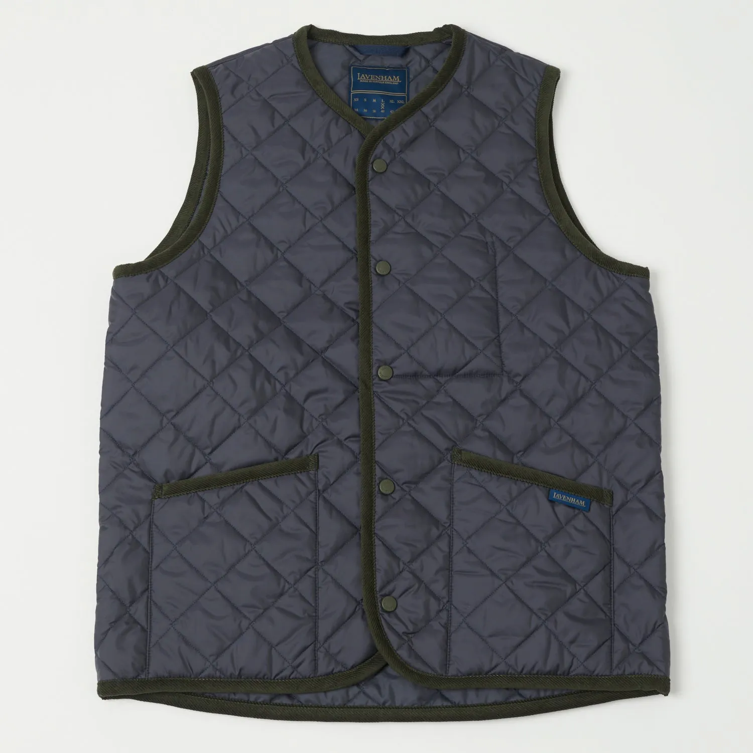 Lavenham Thornham Quilted Gilet - Suffolk Navy/Suffolk Navy