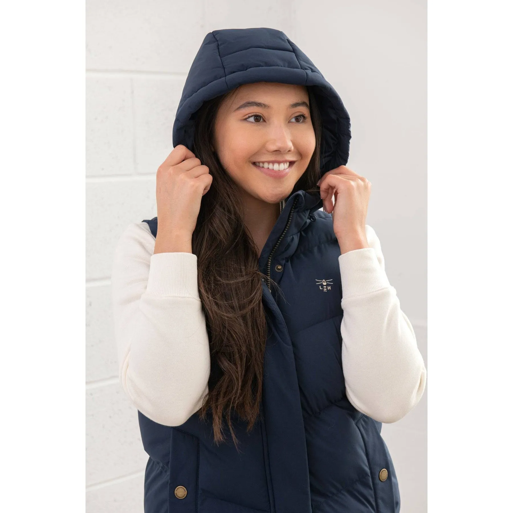 Lighthouse Savannah Navy Ladies Puffer Gilet