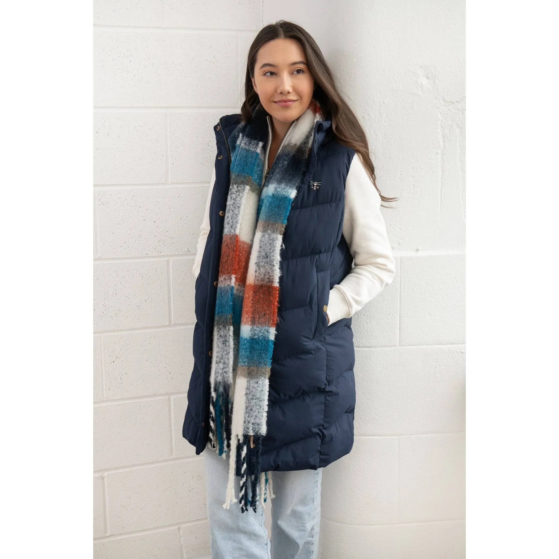 Lighthouse Savannah Navy Ladies Puffer Gilet