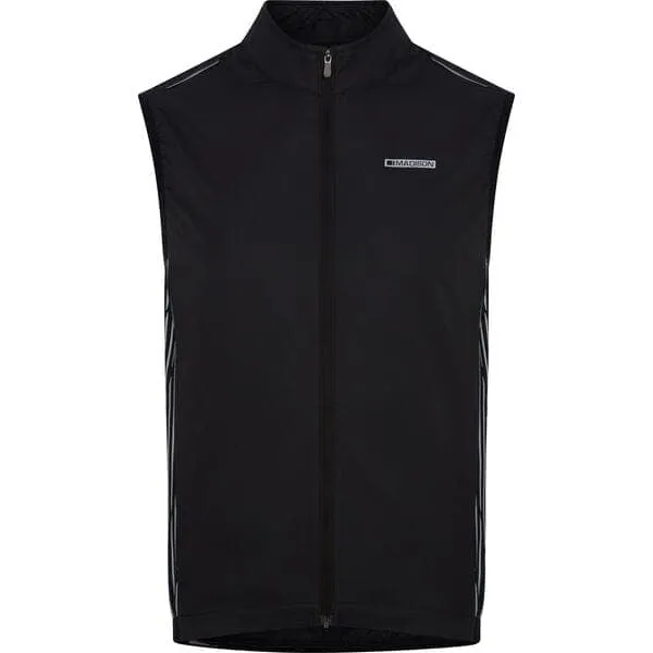 Madison Stellar Reflective windproof men's gilet; black - small