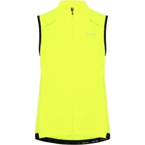 Madison Stellar Reflective windproof women's gilet; hi-viz yellow - size 14