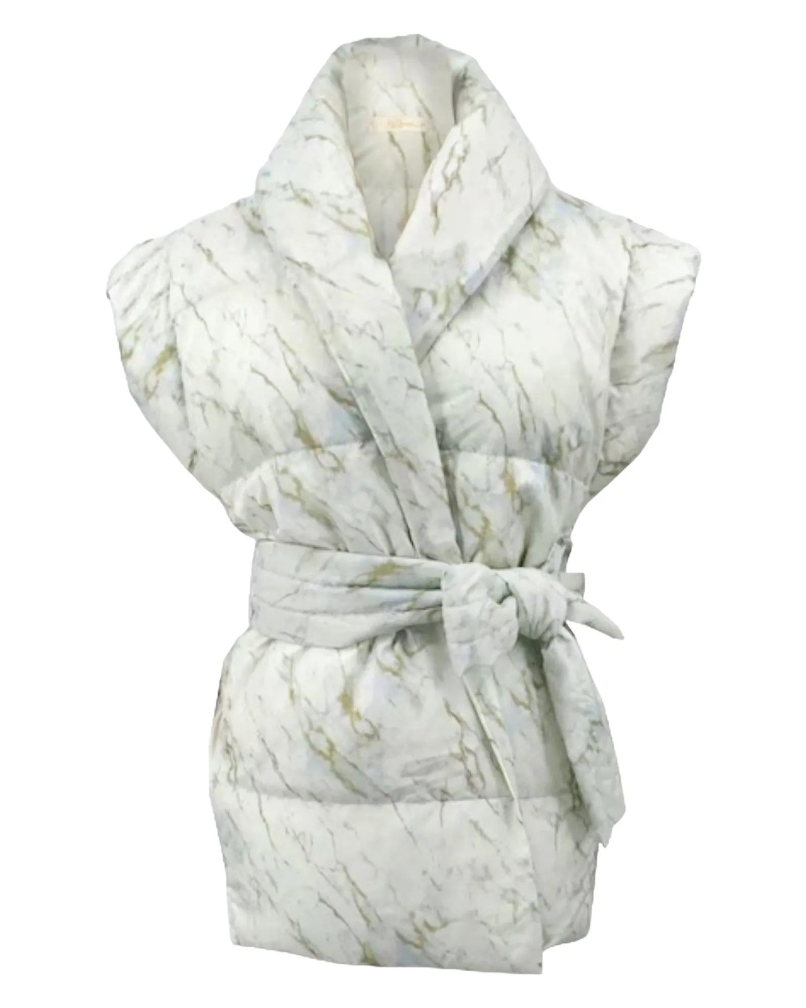 Meli Gilet | White Marble