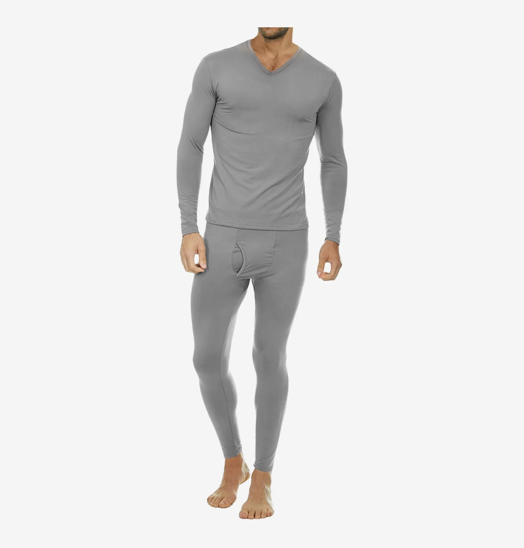 Men's V-Neck Thermal Set