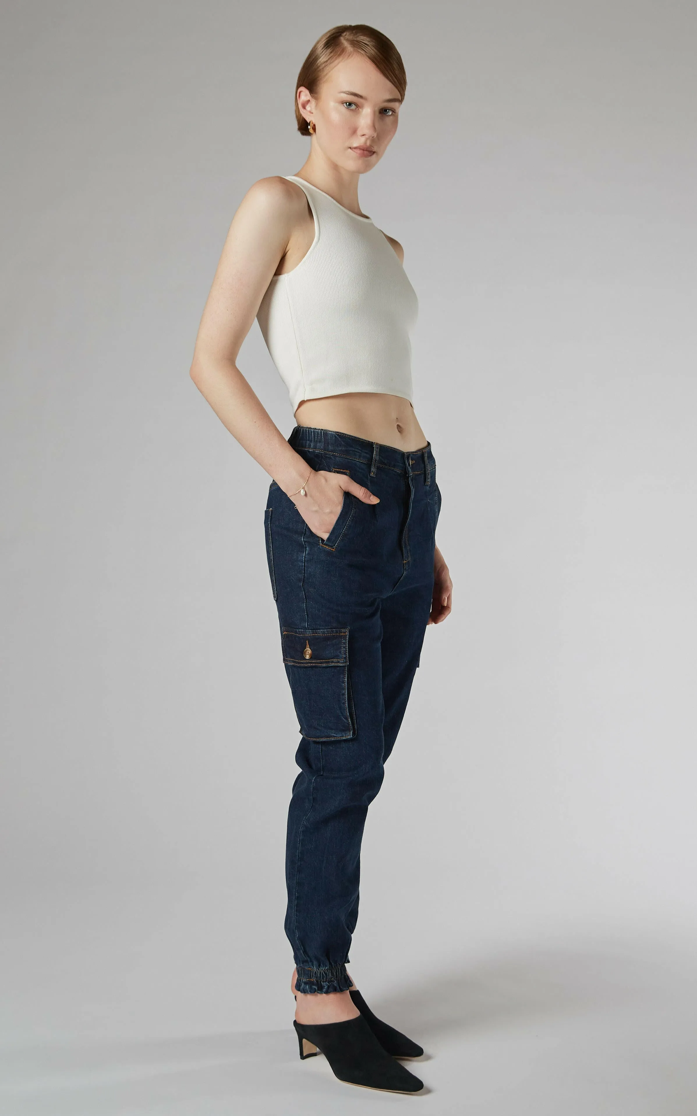 Mora Cargo Denim Pants