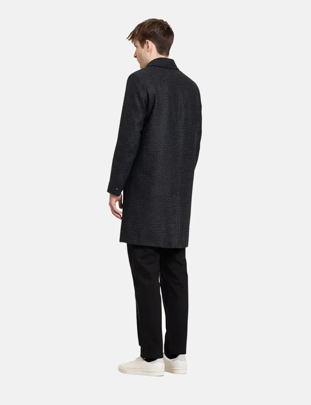 Norse Projects Arland Overdyed Wool Overcoat - Slate Grey