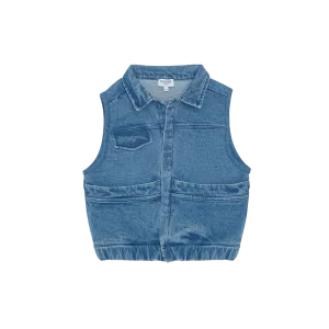 Padd Denim Gilet | Vintage Blue