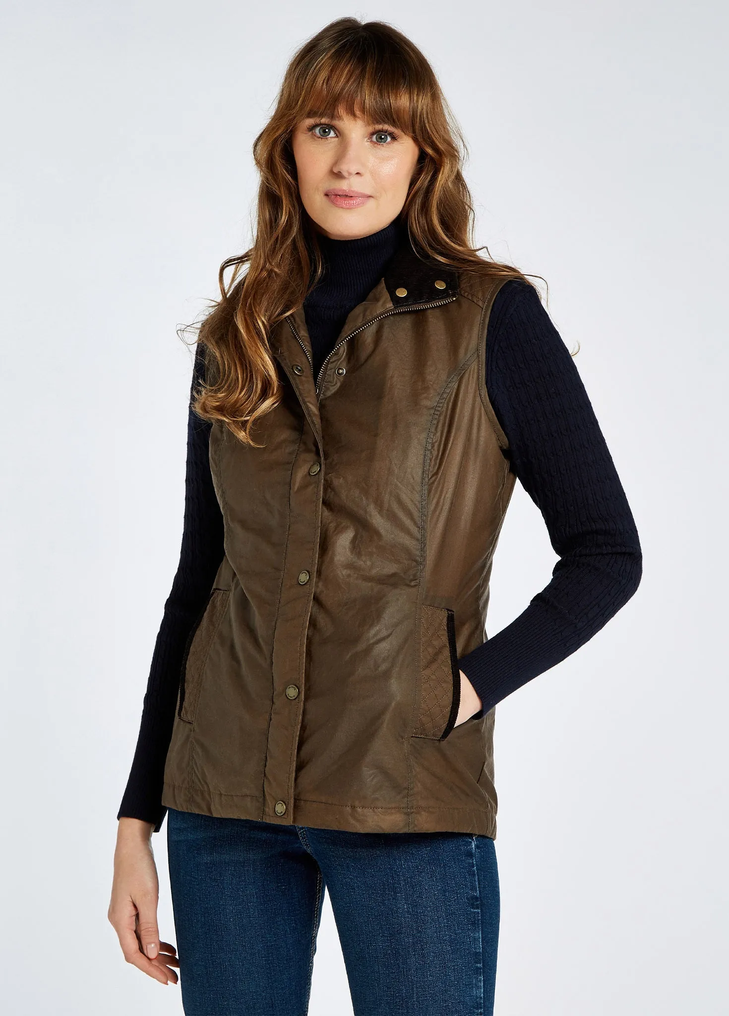 Pakenham Wax Gilet - Ginger